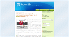 Desktop Screenshot of normas.diprargentina.com