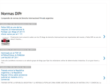 Tablet Screenshot of normas.diprargentina.com